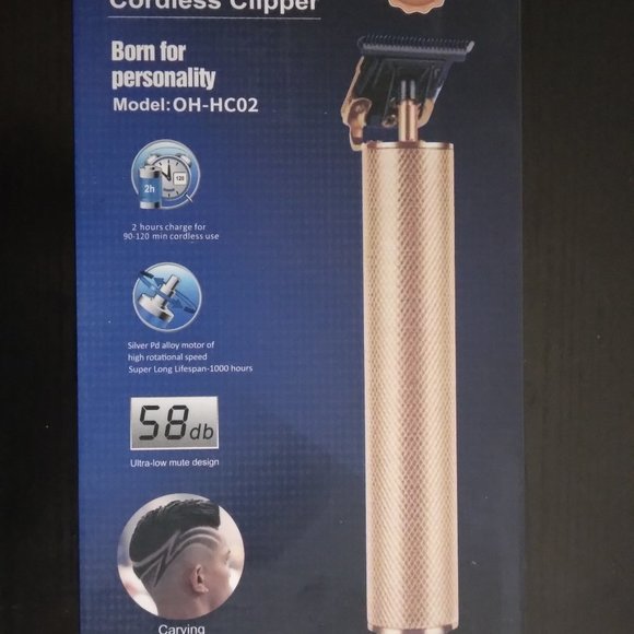 ORIHEA Gold Pro Li Clippers, T-Blade Trimmer Hair Clippers for men, Cordless - Picture 8 of 8